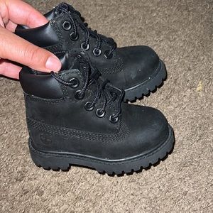 Black toddler timberland boots